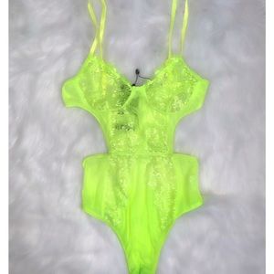 Lace body suit